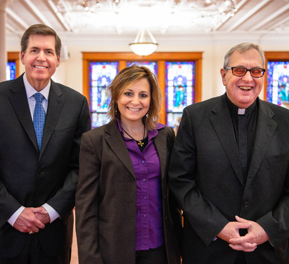President McCulloh in his office.
